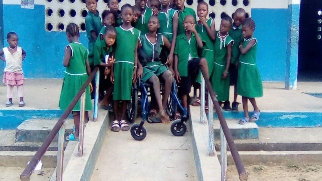 Sierra Leone : Handicap International rend les écoles accessibles aux enfants Handicapés