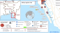 Carte de la situation humanitaire au Sud-Est du Bangladesh faite par World Food Programme
