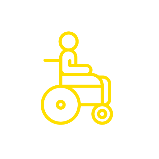 Illustration d'un fauteuil roulant