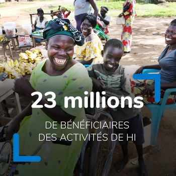 40 ans de Handicap International : 23 millions de bénéficiaires des activités de l'association
