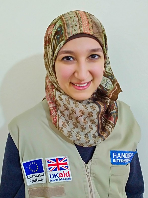 Portrait de Farah, qui travaille pour Handicap International en Syrie © E. Fourt / Handicap International