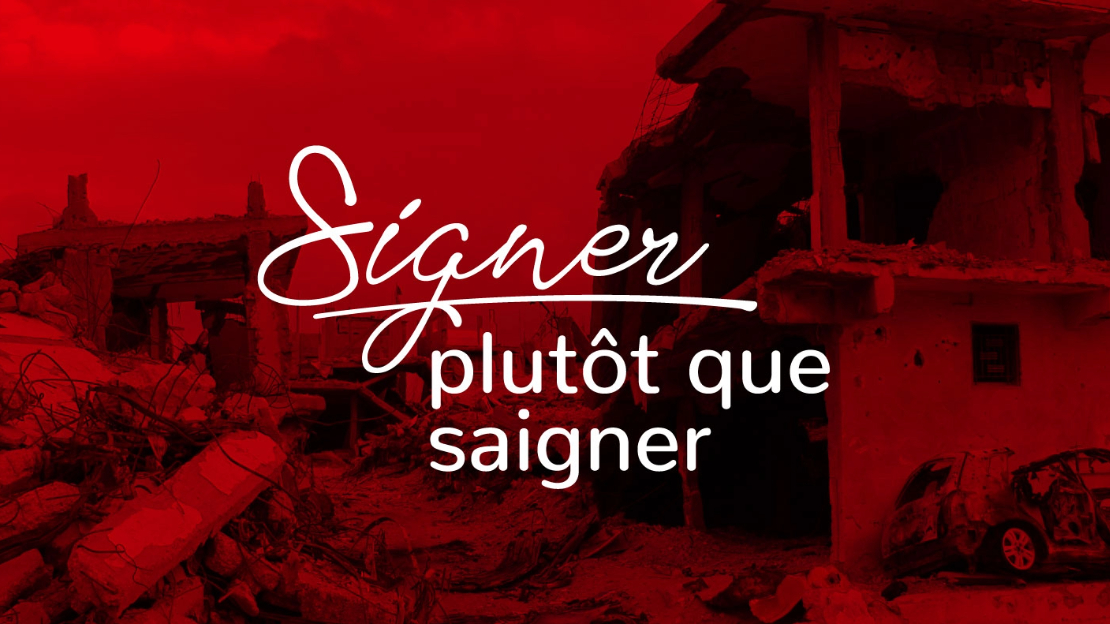 Signer plutôt que saigner