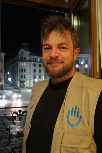 Portrait de Jérémie, coordinateur Handicap International en Ukraine