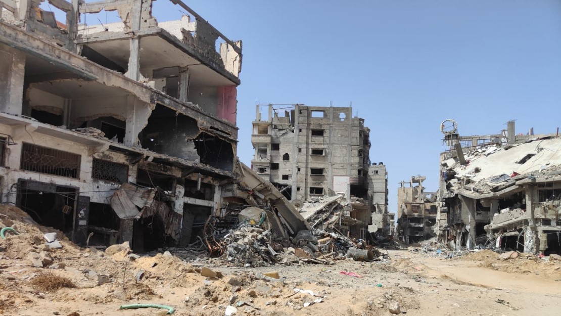 Destruction à Khan Younes