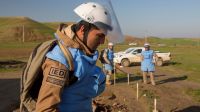 L'équipe de démineurs kurdes à Kalar, Irak 