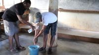 A Madagascar, séance de sensibilisation aux gestes d’hygiène. 