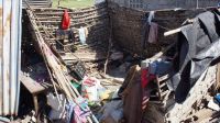 Une maison à Beira endommagée par l'ouragan Idai le 14 mars dernier. 