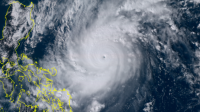 Image satellite du Super-typhon Goni / Rolly à l'approche des Philippines - 31 octobre 2020 - Image satellite Himawari-8