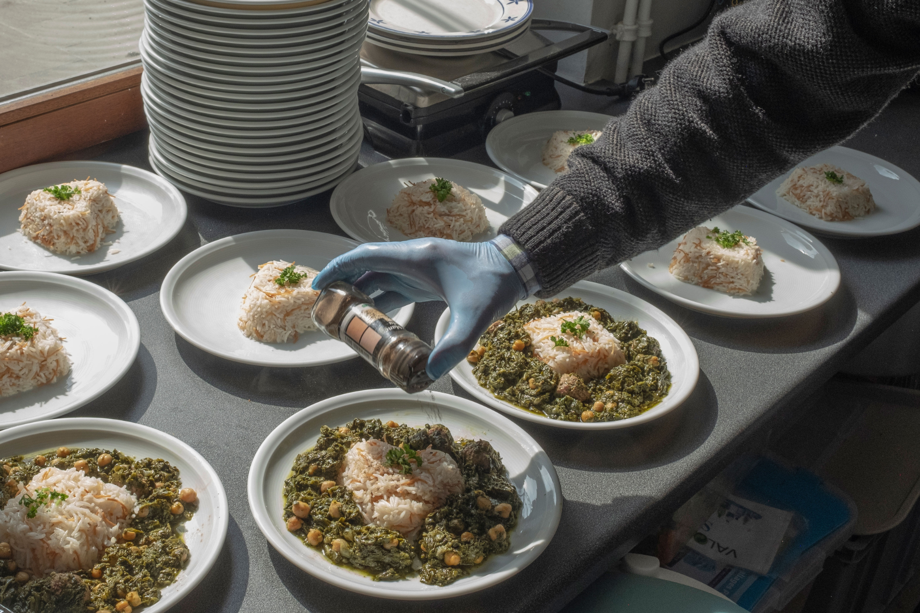 Photo du repas de la cuisine du monde sur le Yémen