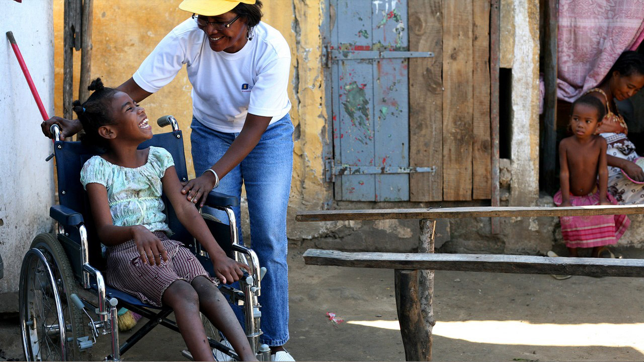 Handicap International Madagascar, accompagnement social