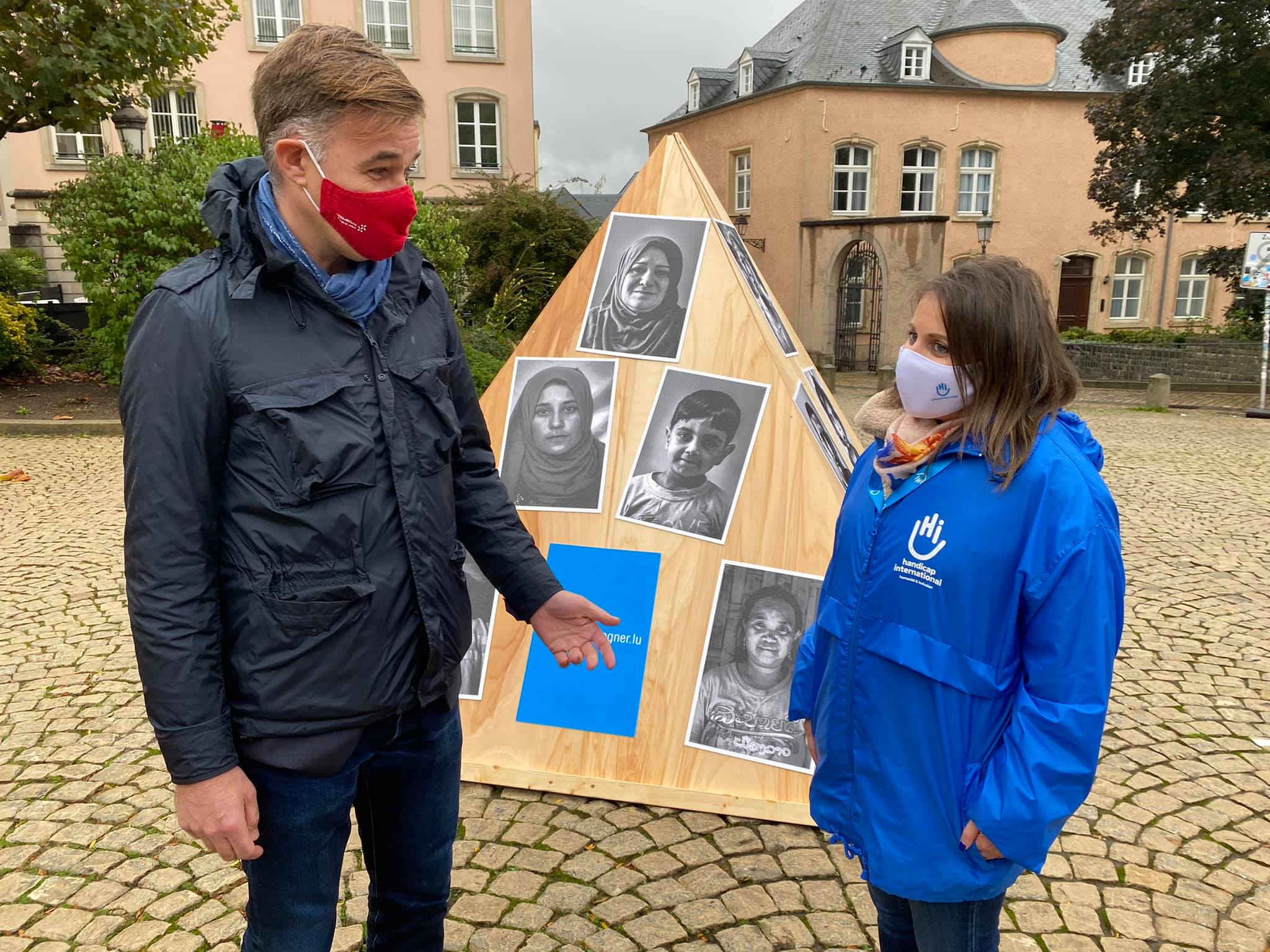 Franz Fayot a discuté avec Rana Abdel Al des conséquences des bombardements pour les victimes