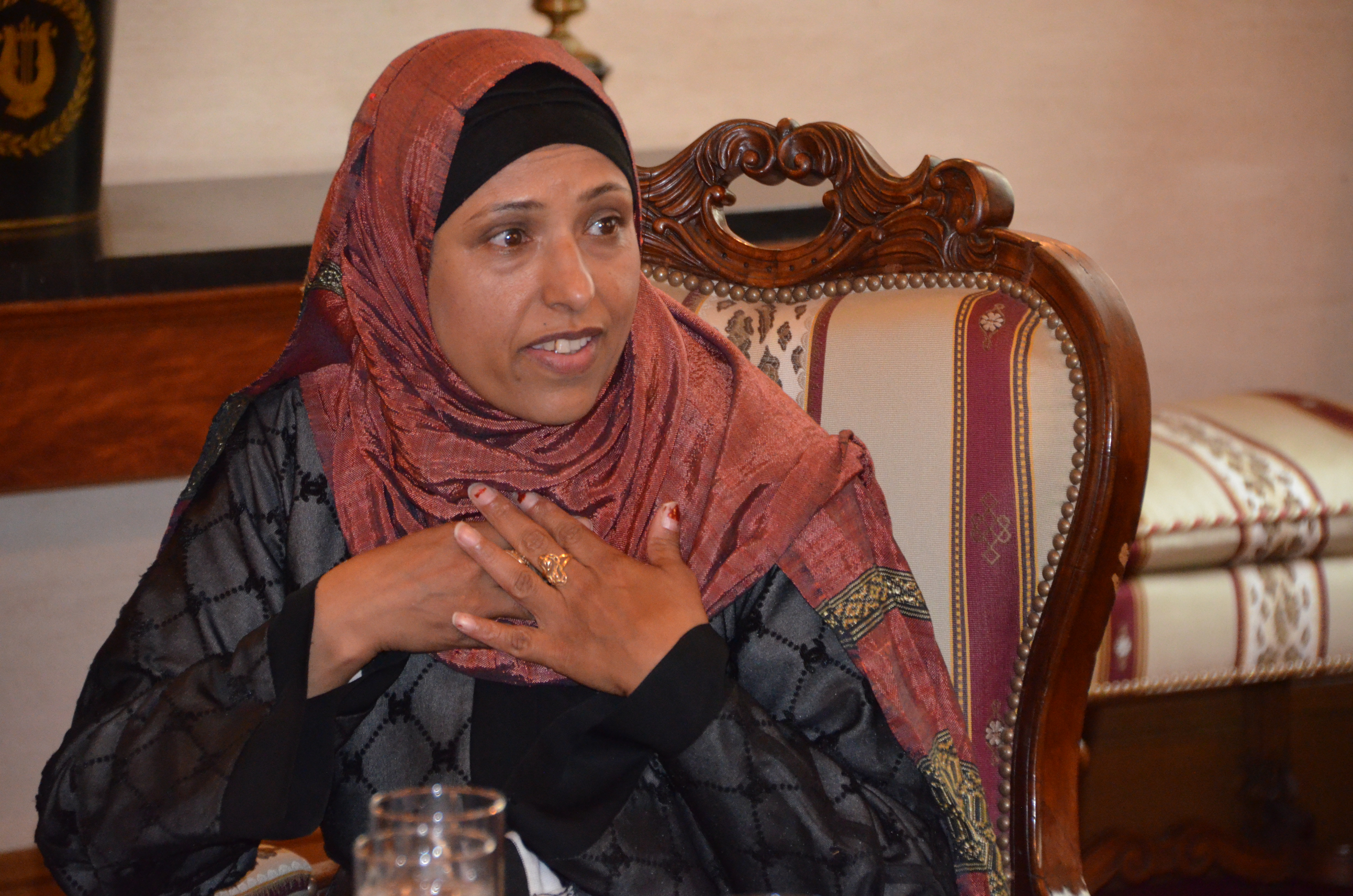 Suad Al-Qadri, conseillère en soutien psychosocial chez HI