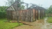 Une maison détruite dans la commune de Betsizaraina Mahanoro après le passage du cyclone Batsirai à Madagascar les 5 et 6 février 2022