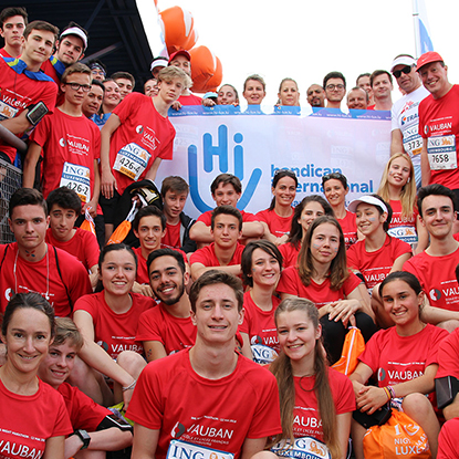 Les élèves du Lycée Vauban ont couru l'ING Marathon au profit de HI Luxembourg
