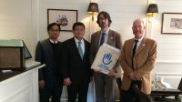 L'ambassadeur du Laos remercie HI Luxembourg