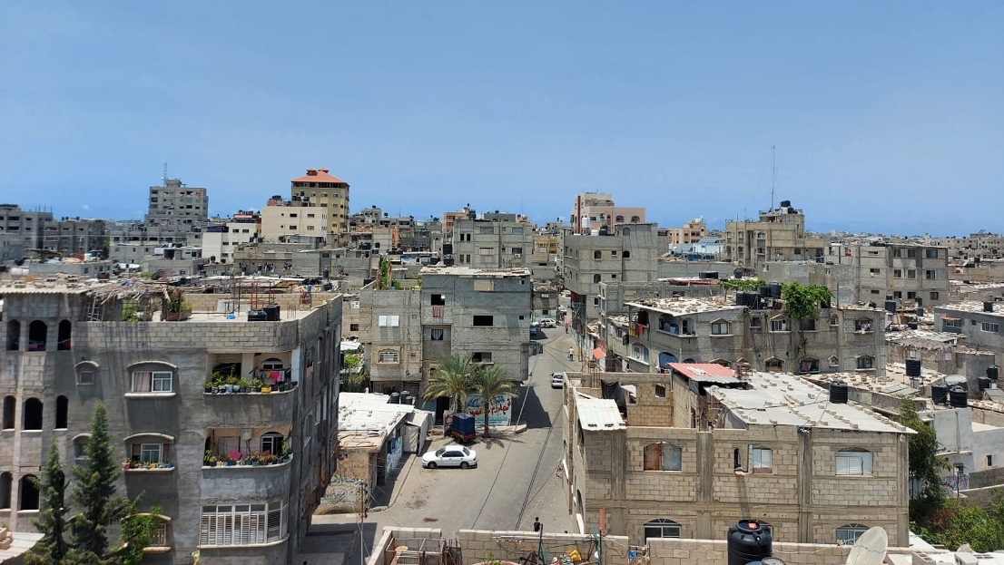 Vue sur Gaza Nord après plusieurs jours de conflit