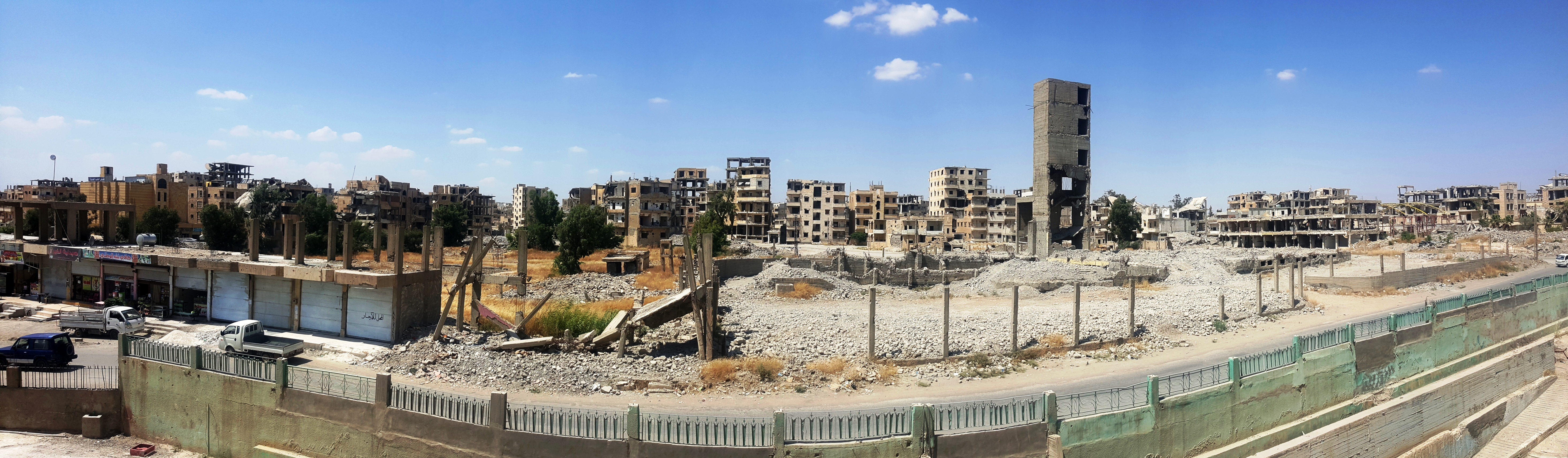 Une ville syrienne dévastée, septembre 2019