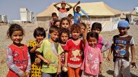 Enfants dans les camps de déplacés en Irak