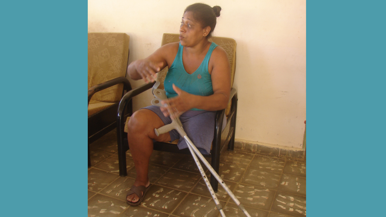 Photo de Maria Del Carmen, affectée par l'ouragan Matthew
