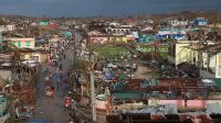 Ville de Guiuan après le passage du typhon Haiyan en 2013