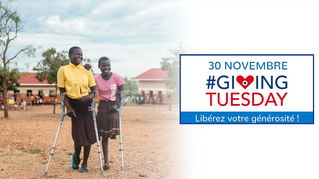 Mary Josefine et Betty, bénéficiaires de Handicap International en Ouganda