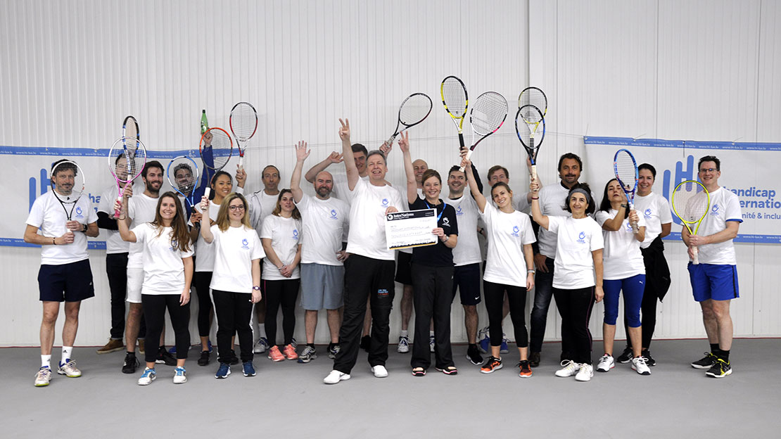 Remise des prix du 3ème tournoir InterNations au profit de Handicap International