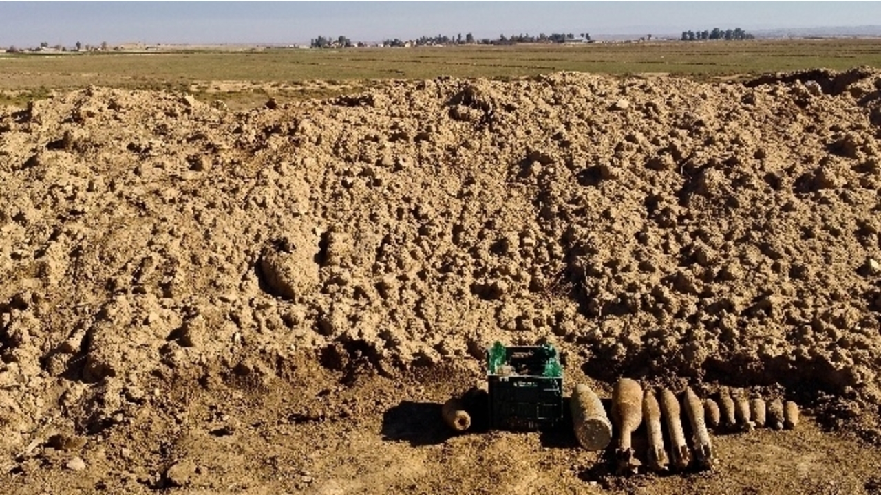 Des restes explosifs de guerre retrouvés dans le gouvernorat de Kirkouk et prêts à être détruits