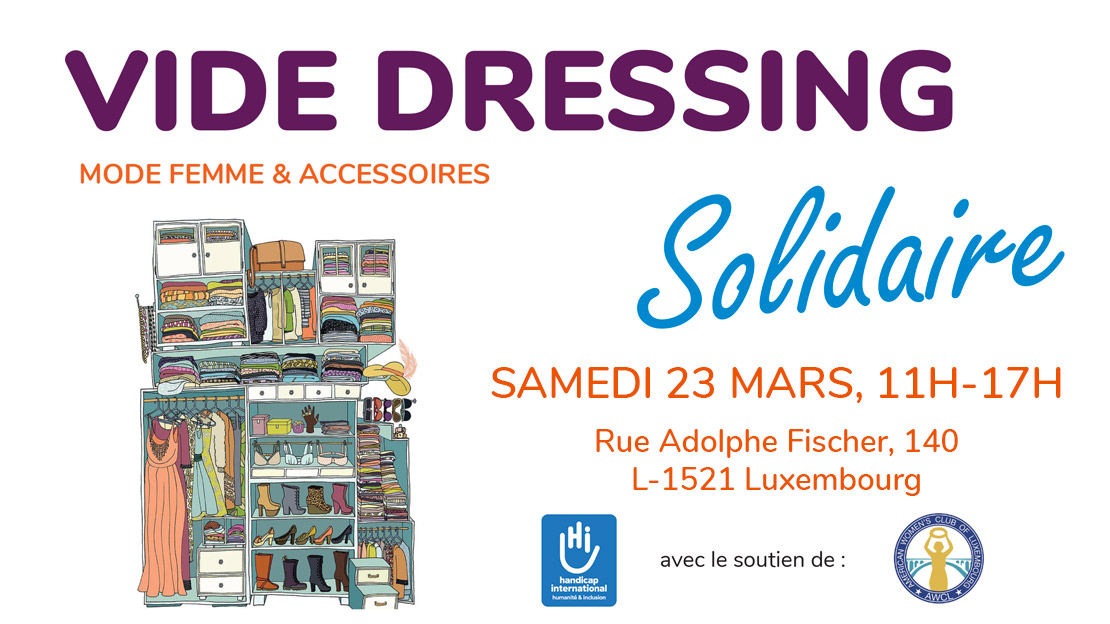1er vide dressing solidaire